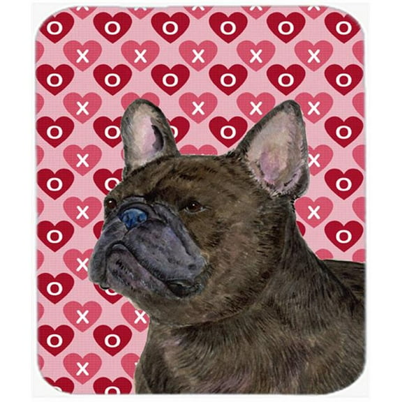 Carolines Treasures  French Bulldog Hearts Love And Valentines Day Mouse Pad