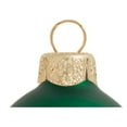 thumbnail image 3 of 2ct Matte Green Xmas Glass Ball Christmas Ornaments 6" (150mm), 3 of 4