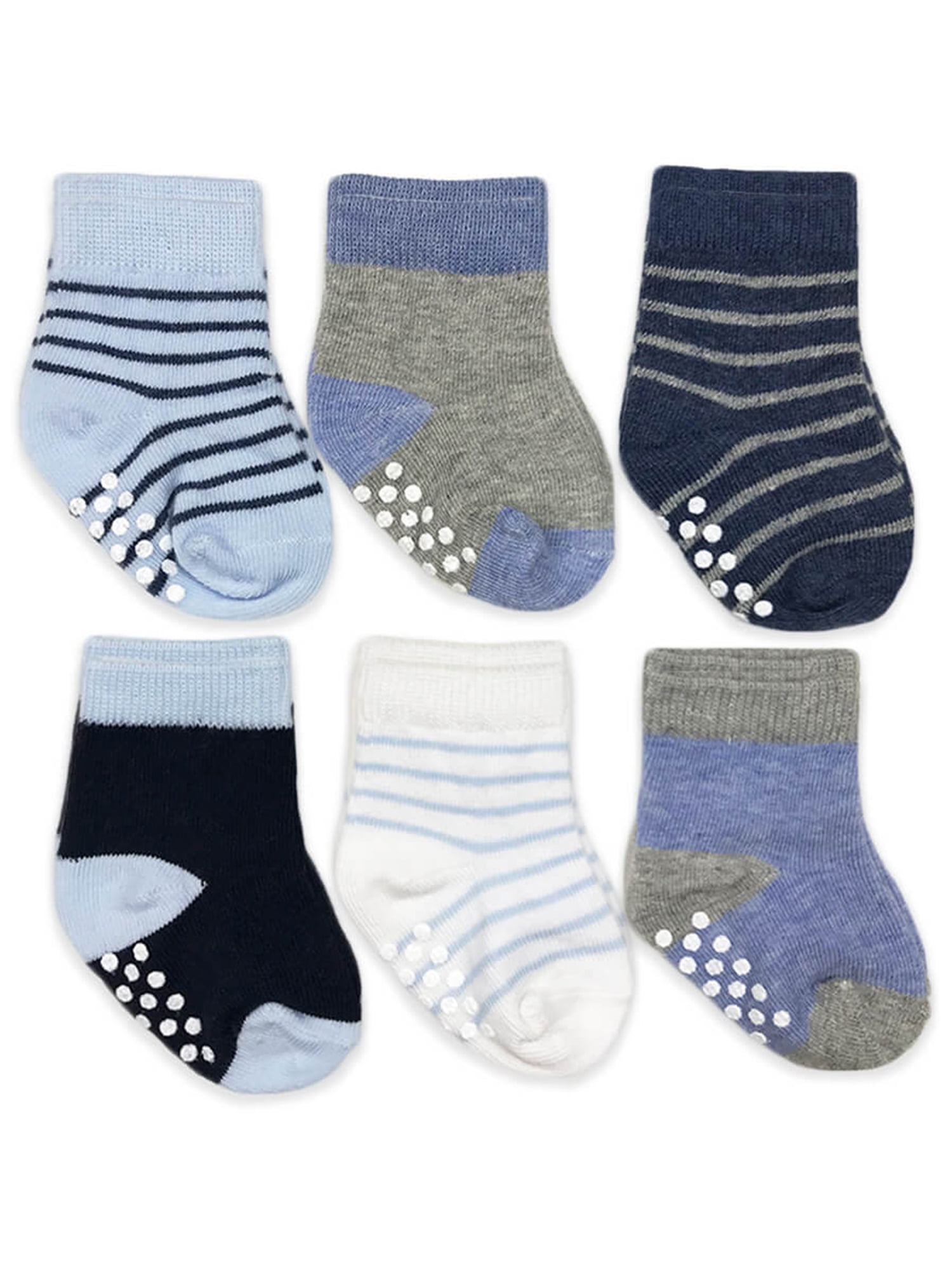 Jefferies Socks - Jefferies Socks Baby Boys Non-Skid Assorted Crew ...