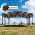 thumbnail image 5 of FOROUTIA 20x20-foot Heavy-Duty Steel Carport, 5 of 6