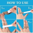 thumbnail image 3 of 10pcs Buddy Tape Finger Straps No Slip Hook Loop Finger Splints, Reusable Fabric Buddy Wraps For Broken Toes,hww, 3 of 5