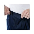 thumbnail image 4 of Haggar Men's Big & Tall Premium No Iron Khaki Pleat Pant Classic Fit HC90897, 4 of 8