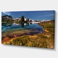 thumbnail image 2 of Impression sur Toile Paysage Extra Large Bord de Lac Montagne Courbée, 2 of 3