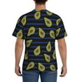 thumbnail image 2 of Naloa Avocado Men's T-Shirt Sport T-shirt Men's Basic Tee Casual Men's Shirt, Round Neck, Short Sleeves - 3X-Large, 2 of 5
