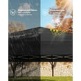 thumbnail image 4 of Yiwa Tente Abri Instantané 10x10 à Déploiement Rapide, Abri de Jardin Extérieure avec Protection UV UPF 50+, Toit Imperméable, 3 Réglages de Hauteur, Portable avec 4 Sacs de Sable et Sac de Transport, 4 of 7