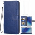thumbnail image 1 of Mobile Phone Cover for Samsung J7-2018, Cover Premium Pu Leather Tpu Flip Cover Magnetic Closure Card Compartment Stand Function Wallet with Lanyard Protective Cover, 1 of 7