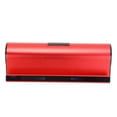 thumbnail image 2 of Altavoz Bluetooth portátil rojo, recargable, estéreo, con dos controladores, soporte para teléfono y tableta, 2 of 8