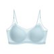 thumbnail image 1 of Ropa interior de verano fina de copa fija de seda de hielo sin costuras para mujer, sin aros, para dormir, pecho grande, chaleco pequeño, sujetador cómodo, 1 of 1