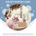 thumbnail image 5 of CIMAXIC Kraft Paper Card for Business Use Brown Color Ensures Durability 35 Sheets Retro Style,4.02"X3.54"X0.2", 5 of 5