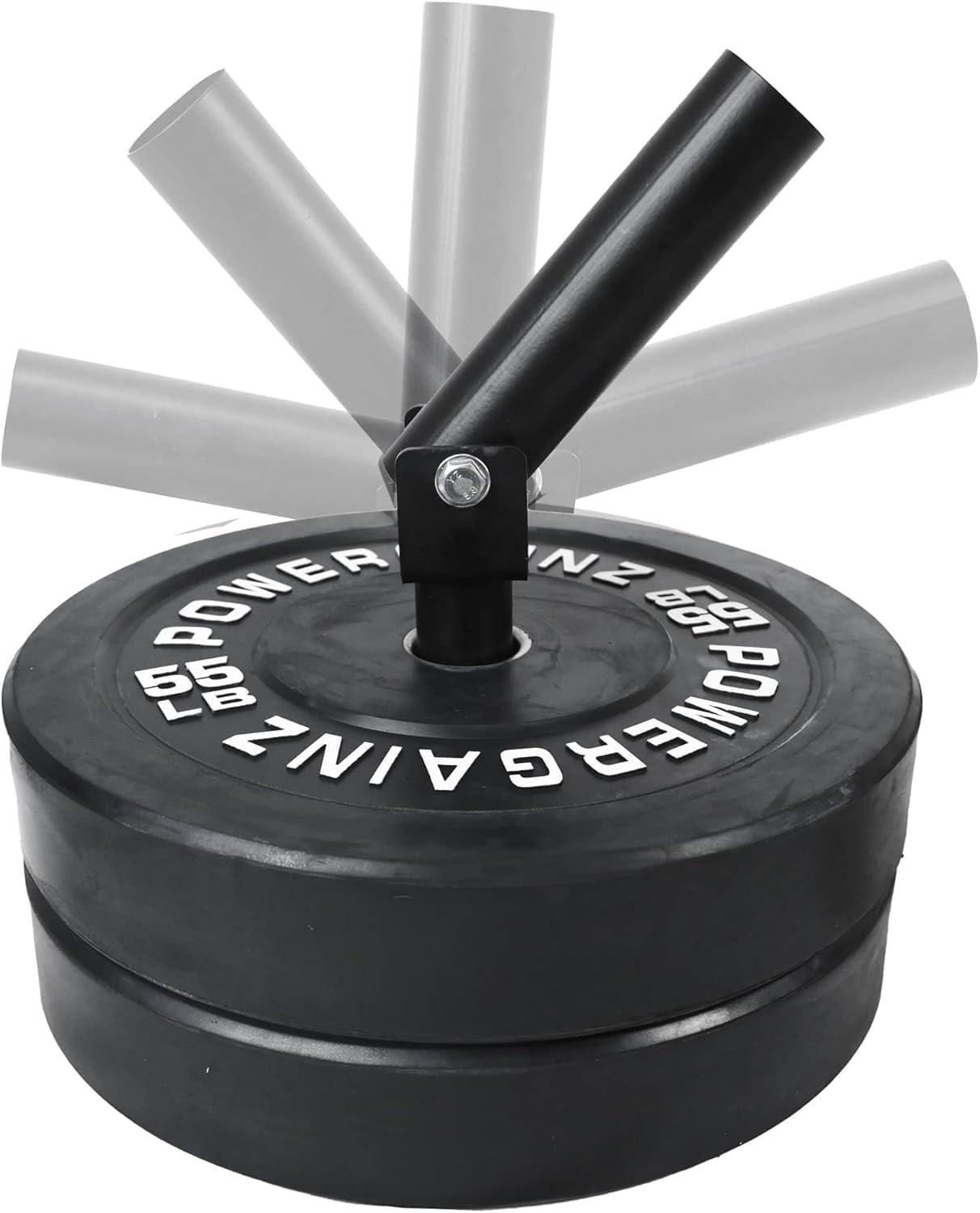 BalanceFrom T-Bar Landmine Row Attachment – 360° Swivel Olympic 2" Barbell Insert | Home-Gym Back/Core Trainer, Heavy-Steel, Easy Setup