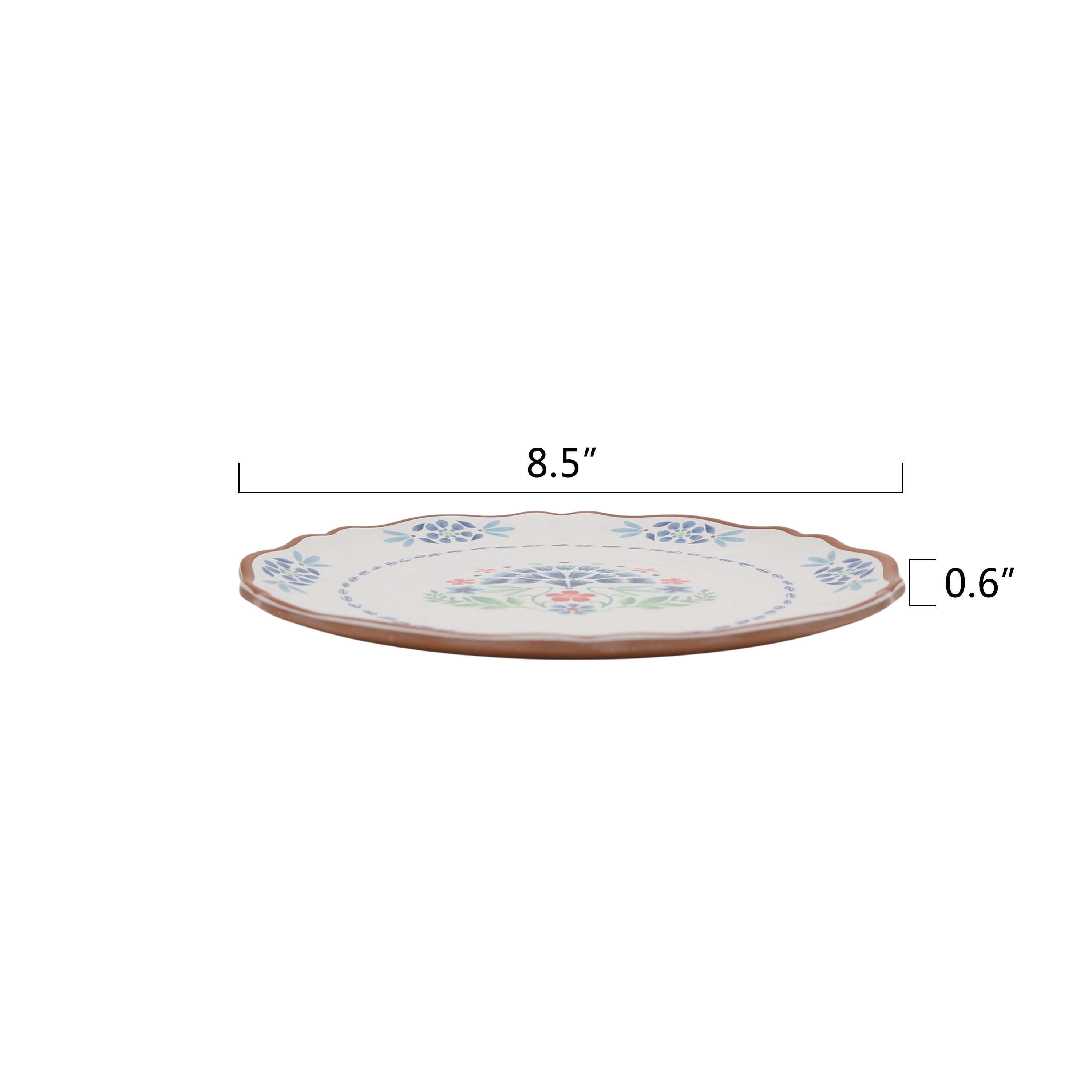 The Pioneer Woman Hattie Bamboo Melamine Salad Plate, Multicolor