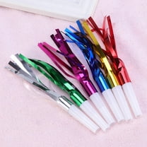 STOBOK Birthday Noise Maker Party Whistles Fringed Whistle Sound Holiday Parties 12pcs