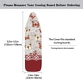 thumbnail image 6 of HELLHERO Butterfly Iron Pad Board Cover Polyester Fabric Hook and Loop Fasteners with Easy Installation Anti-Scorch 15x54 Inch Elastic Edges Adjustable, 6 of 6