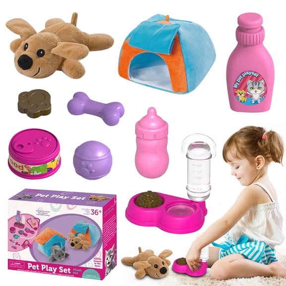 Toddler Girl toys, Plush Dog Toys for Girls 3-6 Years, Ideal Christmas Birthday Gifts for Girl