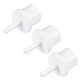 thumbnail image 1 of Unique Bargains 5mm Barb x 20mm Spigot Droite Tuyau PVC Raccord Adaptateur Blanc 3 Comte, 1 of 5