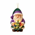 thumbnail image 2 of Clearance Santa Christmas Tree Hanging Decorations Indoor, Cute Christmas Decorative Ornaments, Acrylic Christmas Tree Pendants for Home, 2 of 6