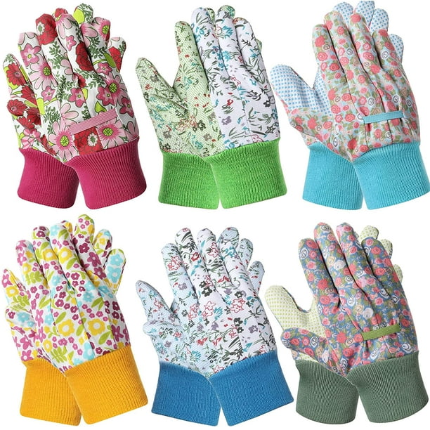 Floral gardening gloves deals