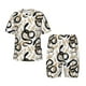 thumbnail image 1 of Balery Snake Conjunto de Pijama Infantil de Manga Corta con Estampado – Ropa de Dormir de Algodón Suave-Large, 1 of 6