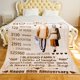 thumbnail image 3 of LHSHID 60 Years 60th Anniversary Throw Blanket Gifts Gift for 60th Wedding Anniversary Valentine Gifts for Women Wife Husband Mom Dad Grandpa Grandma 40"x50", 3 of 6