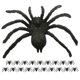 thumbnail image 1 of 20 arañas de plástico negras para Halloween, decoración de arañas., 1 of 6
