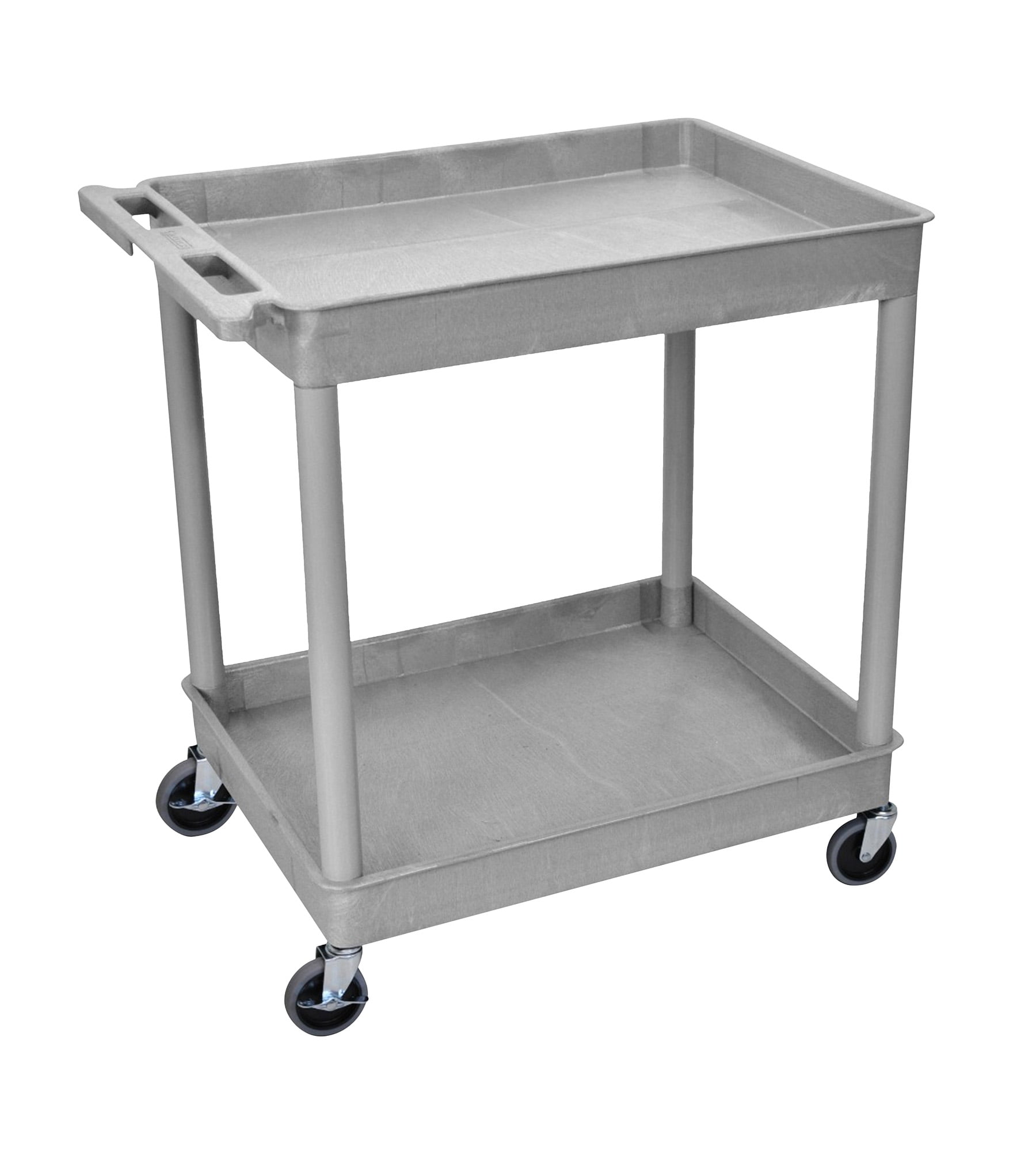 BISupplyRolling Cart with Shelves Rolling Tool Cart Service Cart Plastic 