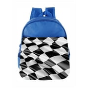 Race Flag Toddler School Bag Set