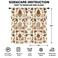 thumbnail image 2 of Blackout Kids Curtains,Fall Leaves Pattern Childrens Insulated Curtains Set Of 2,Bedroom Essentials,Toddler Room Decor 42x84in(106x213cm), 2 of 4