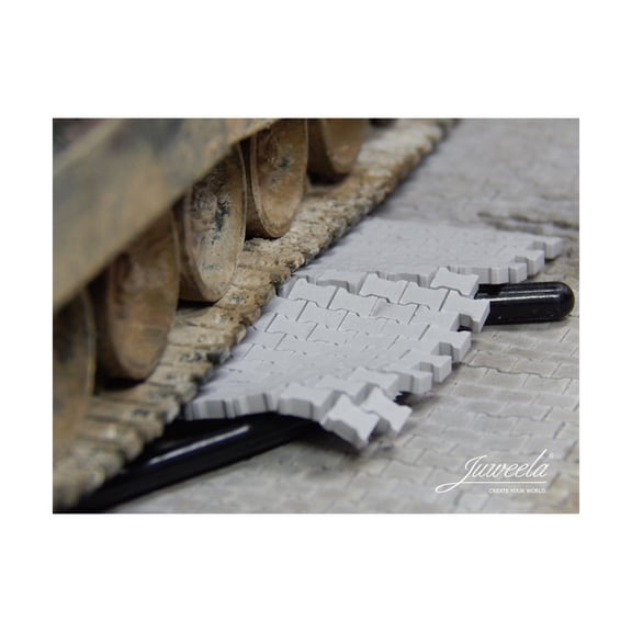 Juweela Scenics Flexyway - Segment w/H-Pavers (Grey) New