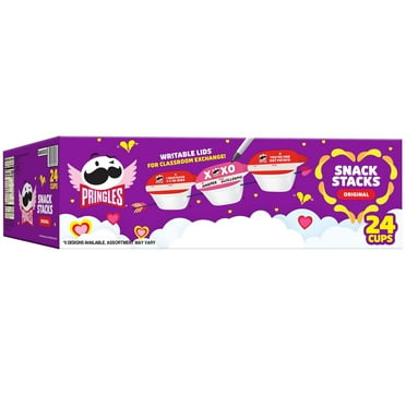 Pringles Original Potato Crisps Chips, Lunch Snacks, 24 Count