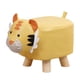 thumbnail image 3 of Reposapiés infantil con forma de animal, taburete para cambiar zapatos, otomano infantil con dibujos animados tigre amarillo, 3 of 9