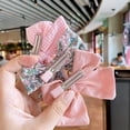 thumbnail image 3 of Aosijia 9 Pcs Hairpins Girls Bow Hair Clips Fabric Plaid Bangs Clip for Women Girl Teens Kids Babies Toddlers Yellow Pink Blue, 3 of 9