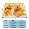 thumbnail image 4 of Winnie The Pooh Fleece Blanket Super Soft Cozy Throw Blanket Fuzzy Comfy Flannel Blanket Warm Plush Blankets And Throws For Couch, Sofa, Bed 50"X40", 4 of 7