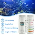 thumbnail image 5 of ODOMY 100Pcs Fish Tank Test Kit 6 in 1,7 in 1 to Detect pH Nitrite Nitrate Chlorine Carbonate Hardness for Aquariums Ponds, 5 of 9