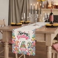 thumbnail image 2 of Table Runners 72 Inches Long Dress Scarves, Spring Gnomes Farmhouse Kitchen/Dining Table Runner, Coffee Tablerunners, Farmhhouse Floral Botanical Rustic 18x72 Inch, 2 of 9