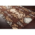 thumbnail image 2 of Mark&Day Area Rugs, 6ft Round Brea Global Dark Brown Wheat Area Rug (6' Round), 2 of 2