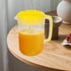 thumbnail image 4 of Jarra de agua de plástico con tapa (2 unidades), ideal para té helado, zumo o bebidas frías, ideal para camping y almacenamiento en el frigorífico, 4 of 8