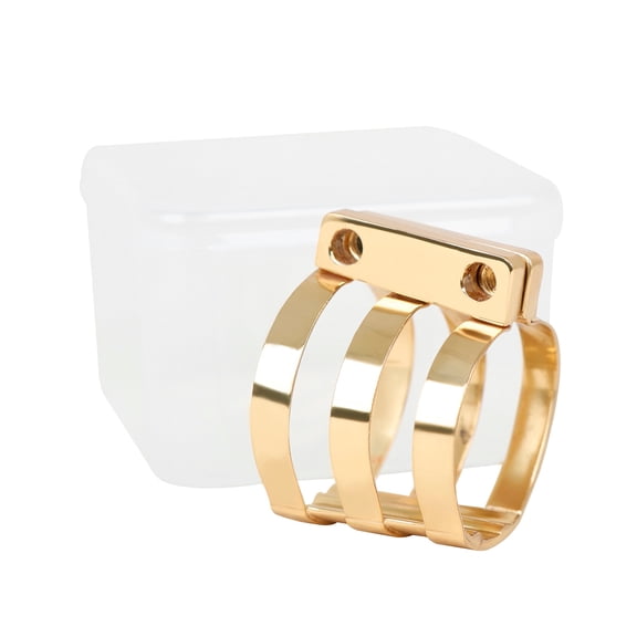 MERRYHAPY Adjustable Brass Saxophone Reed Clip Set - Sax Accessory for Wind Instruments, Sound and Playability