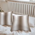 thumbnail image 6 of Brown White Ombre Throw Pillow Covers 16x16 Inch Set of 2, Abstract Art Modern Brown Gradient Waterproof Outdoor Pillow Covers, Decorative Cushion Pillowcases for Couch, Sofa, Bed, Garden, Patio, 6 of 9