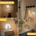 thumbnail image 6 of Attivolife Cat Magnetic Motion Sensor Light, Rechargeable Locker Night Lamp Dimmable, Warm White LED, Bedroom Hallway Stair Bathroom Kitchen, 6 of 10