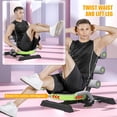 thumbnail image 5 of LINSHESF Ab Workout Equipment, Ab Machine for Home Gym Fitness, Ab Trainer Exercise Equipment for Abdominal Exercise and Strength Training  Adjustable AB Trainer Abdominal Machine for Stomach(Green), 5 of 9