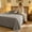 Gray, variant on Summer Double-Layer Gauze Polyester Bed Sheet, 48" x 91" Waterproof Wrinkle-Resistant Dormitory Bedding, Colorfast Stain-Resistive Sleek Soft Fabric, Multiple Colors