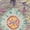 Grey/Multi, variant on SAFAVIEH Blossom Hamilton Floral Wool Area Rug, Grey/Multi, 4' x 4' Square