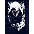 thumbnail image 2 of Men's Marvel: Moon Knight Blue Hieroglyphs Graphic Tee Navy Blue Small, 2 of 5