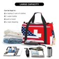 thumbnail image 5 of Honeii USA Switzerland Print Gym Bag,Carry on Weekender Overnight Bag, Travel Duffel Bags, Personal Item Travel Bag,Tote Bag,Workout Dance Bag, 5 of 7