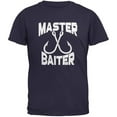 thumbnail image 1 of Master Baiter Navy Adult T-Shirt, 1 of 1