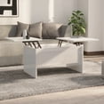 thumbnail image 1 of vidaXL Coffee Table High Gloss White 80x50x42.5 cm Engineered Wood, 1 of 5