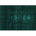 thumbnail image 1 of Ahgly Company Machine Washable Indoor Rectangle Persian Turquoise Blue Bohemian Area Rugs, 2' x 3', 1 of 1
