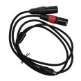 thumbnail image 1 of Cable de Sonido Tipo C A XLR, 2 Salidas XLR Amplificador de cable de Potencia Macho Con Chip de decodificaciónón Hifi para Mezclador, Altavoz, Teléfono, Computera, Tableta, 1 of 7
