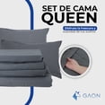 thumbnail image 3 of Juego de Edredón y Sábanas Gaon Queen Size 6 Piezas Gris, 3 of 5