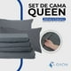 thumbnail image 3 of Juego de Edredón y Sábanas Gaon Queen Size 6 Piezas Gris, 3 of 5